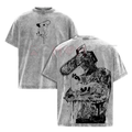 Chainsaw Man Denji T-Shirt – Vintage Washed Oversized Heavy Cotton Tee
