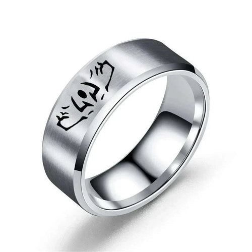 Anime Jujutsu Kaisen Ryomen Sukuna Itadori Yuji Ring Cosplay Stainless Steel Ring Jewelry Accessories