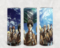 Attack on Titan 20 oz Skinny Tumbler