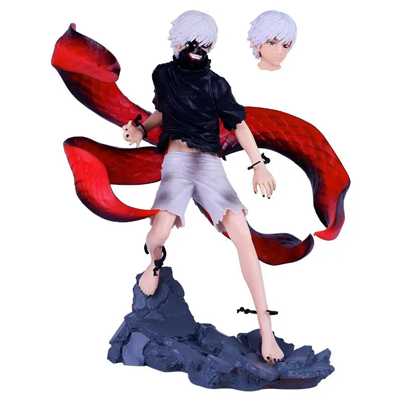Kaneki Ken Anime Figure, One-Eyed Eyepatch Black Reaper Tokyo Ghoul Figurines