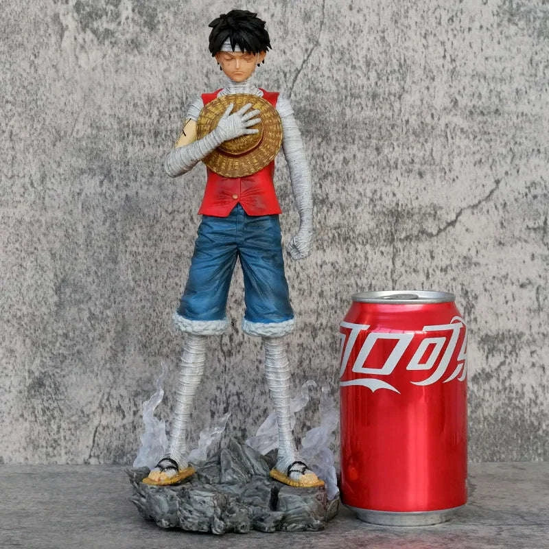 In Silent Tribute Monkey D Luffy Anime Figure, One Piece Anime Figurines 26 CM