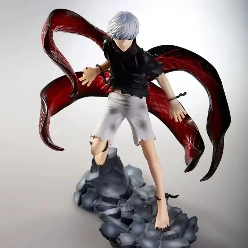 Kaneki Ken Anime Figure, One-Eyed Eyepatch Black Reaper Tokyo Ghoul Figurines