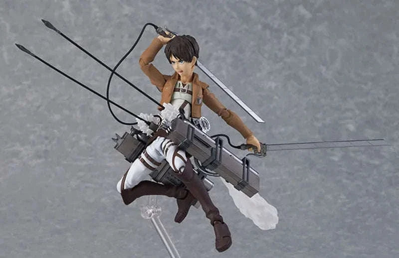 Eren Jaeger Action Figure, Attack On Titan Anime Figurines Holding Sword Detachable 17 CM