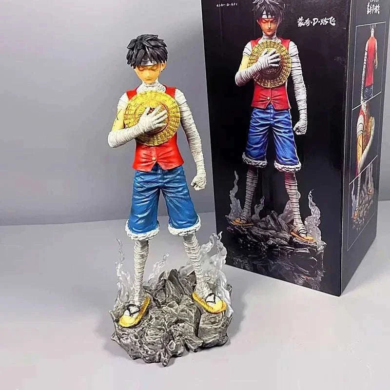 In Silent Tribute Monkey D Luffy Anime Figure, One Piece Anime Figurines 26 CM